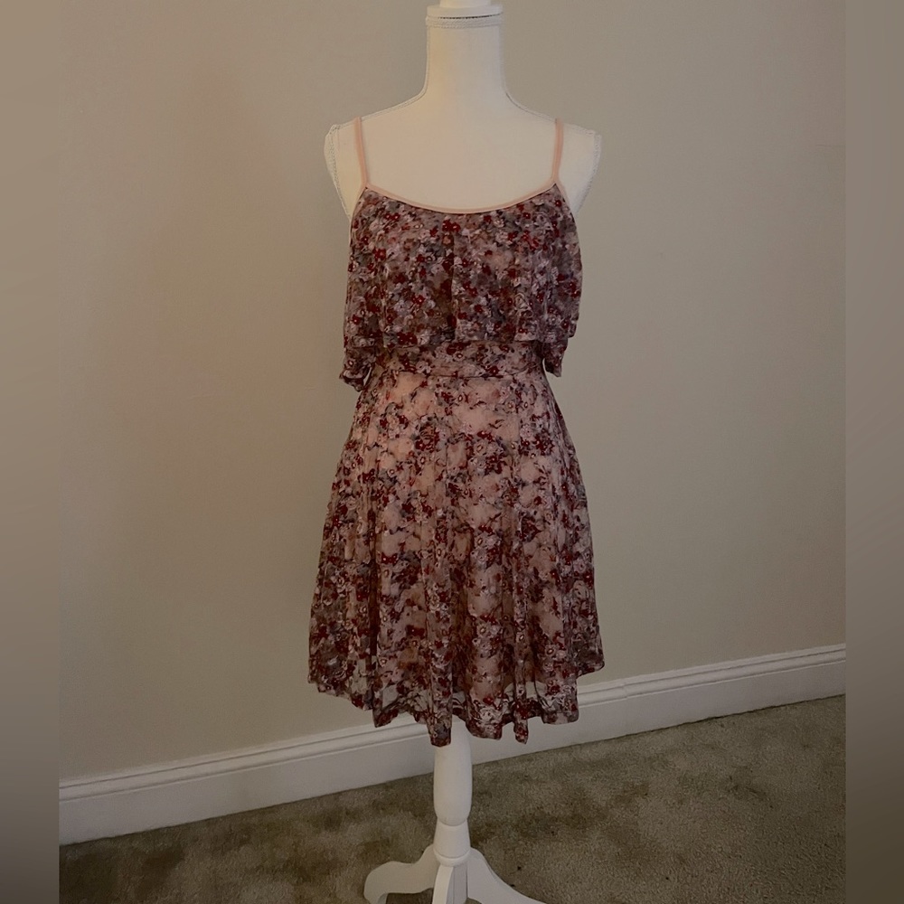 Cold shoulder tank top dress